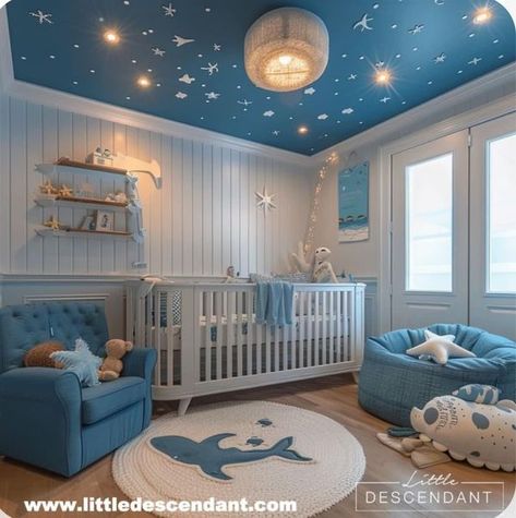 French Country, Cottage & Farmhouse | What little one wouldn’t love this sea life inspired nursery💙 | Facebook Country French Nursery, French Country Cottage Nursery, French Nursery, Cottage Nursery, Country Cottage Farmhouse, Cottage Farmhouse, Country French, French Country Cottage, T Love