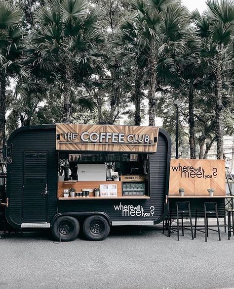 Coffee Van Goals! TAG a Friend  | Get Featured with #Alternstivebrewing & Tag us | by @rattomarty Food Truck Bar Design, Tiny Home Coffee Shop, Trailer Coffee Shop Ideas, Coffee Truck Design Ideas, Food Camper Trailer, Mobile Coffee Bar Trailer, Bakery Food Truck Ideas Coffee Shop, Tiny Cafe Design Coffee Shop, Camper Turned Coffee Shop