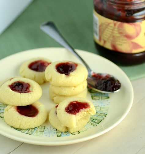 Sugar Plum Thumbprint Cookies Sugar Plum Thumbprint Cookies, Sugar Plum Danish Recipe, Plum Cookies Recipes, Sugar Plum Cookies Christmas, Sugar Plum Recipes Baking, Sugar Plum Fairy Cookies, Sugar Plum Cookies, Sugarplum Cookies, Plum Cookies