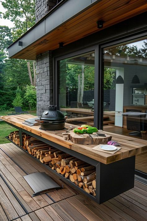 48 Small Patio Ideas with Grill Stations - Quiet Minimal Patio Ideas With Grill, Grill Stations, Interiors 2024, Couch Designs, Small Patio Ideas, Ideas Terraza, Small Outdoor Kitchens, Outdoor Grill Station, Outdoor Cooking Area