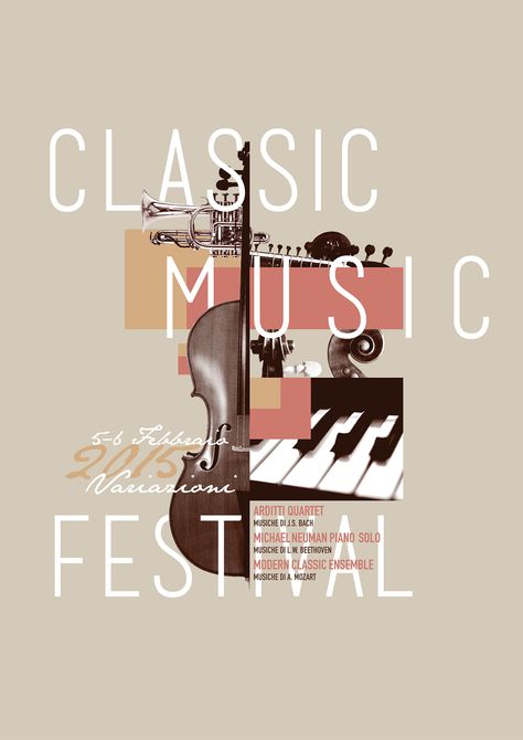 Ensemble Recital Poster, Classical Music Poster, Music Festival Logos, Hipster Photography, Concert Poster Design, Music Logo Design, Music Concert Posters, Festival Logo, Music Flyer