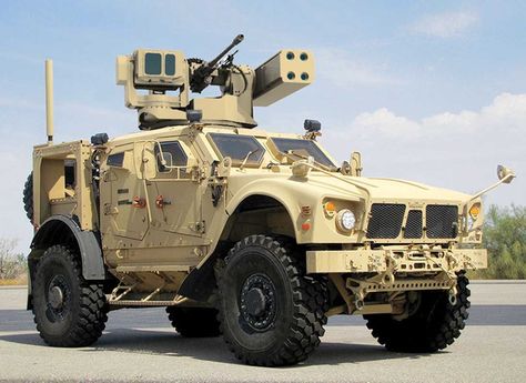 Oshkosh MRAP M-ATV - US Army Armored Truck, Army Truck, Unmanned Aerial Vehicle, Military Technology, Work Gear, Us Marine Corps, Army Vehicles, Tanks Military, Military Equipment