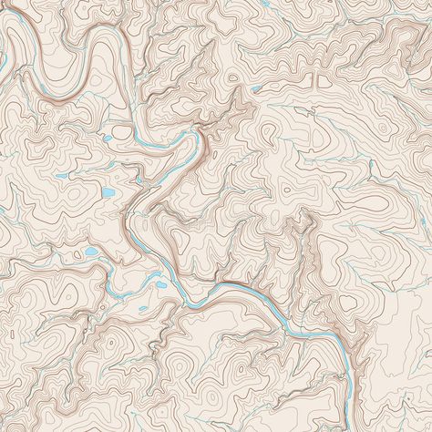 Topographic Map Art, Urban Mapping, Maps Aesthetic, Topography Map, Bodies Of Water, Contour Line, Map Wallpaper, Vector Map, Map Vector