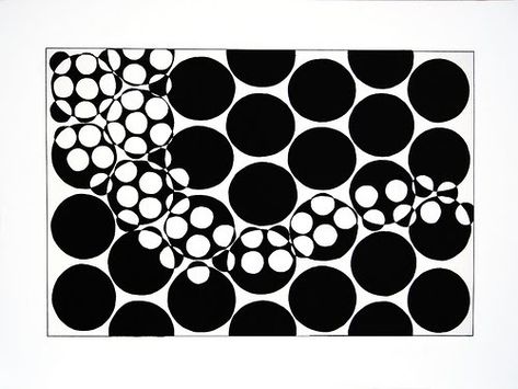 This picture represents the Gestalt Principle of Similarity. The similarity is with the circles. Black And White Circle Art, Gestalt Principles Proximity, Continuation Gestalt Design, Gestalt Principles Similarity, Proximity Gestalt Design, Gestalt Psychology, Elements Of Design Shape, Gestalt Laws, Gestalt Theory