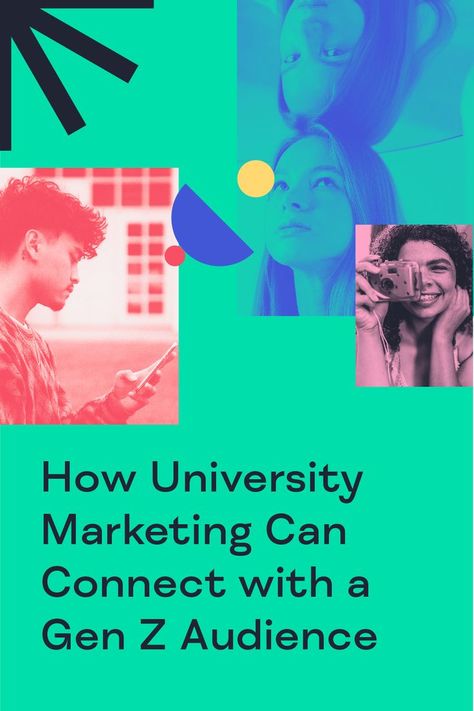 Gen Z graphics Higher Education Design, University Marketing, Instagram Games, New Kids On The Block, Kids On The Block, Gen Z, Higher Education, Marketing Campaigns, The Block