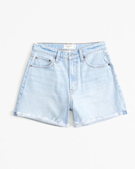 Women's A&F Sloane Tailored Chino Short | Women's Bottoms | Abercrombie.com Chino Shorts Women, Dad Shorts, Abercrombie And Fitch Shorts, Low Rise Shorts, Travel Pants, Women's Bottoms, High Rise Denim Shorts, Distressed Jean Shorts, Mom Shorts