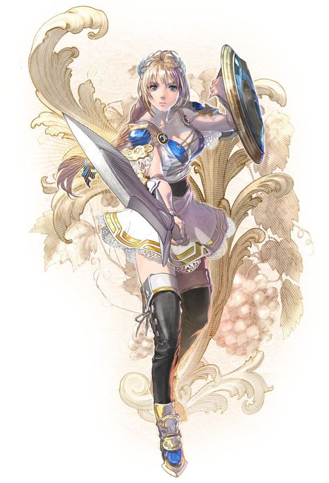 Sophitia Alexandra from Soulcalibur VI Soul Calibur Sophitia, Soul Calibur Characters, Soul Edge, Soul Calibur, Warrior Princess, 판타지 아트, Video Game Characters, Video Game Art, Street Fighter