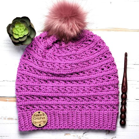 Create a stylish Lightweight Crochet Beanie suitable for all seasons with this pattern. The wide variety of stitches will hold your interest, no matter your skill level. Lightweight Crochet Scarf, Easy Crochet Hat Patterns, Crochet Cable Stitch, Stylecraft Special Dk, Crochet Washcloth Pattern, Crochet Pattern Instructions, Easy Crochet Hat, Crochet Shell Stitch, Crochet Cowl Pattern