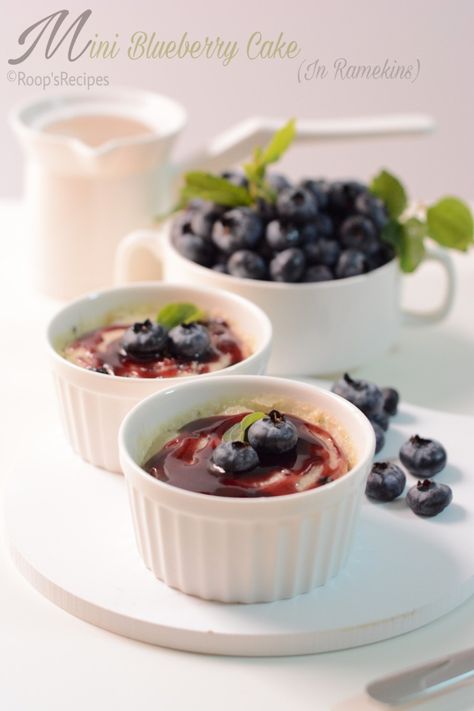 Ramican Recipes, Ramkin Recipes, Ramekin Recipes, Ramekin Dessert, Ramekin Recipe, Brownie Pie, Blueberry Topping, Smoothies With Almond Milk, Cinnamon Cake