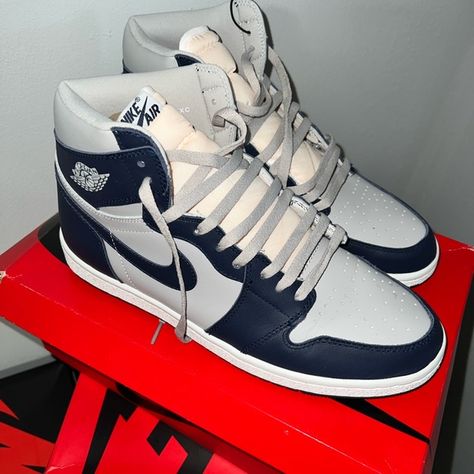 Georgetown OG 1’s Jordan’s Jordan 1 Georgetown Outfit, Jordan 1 Georgetown, Georgetown Outfit, Jordan 1, Air Jordan Sneaker, Sneakers Nike, Jordan, Sneakers, Closet