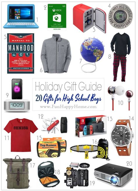 Gifts High School Boys Will Actually Be Excited To Get Gifts For High School Boys, Gifts For Teen Boys, Xbox Gift Card, 40th Gifts, 20 Gifts, Middle School Student, Boys Christmas, Teenage Boys, Holiday Gift Guide