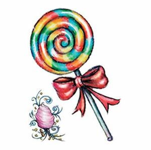 Lollipop tattoo Candy Tattoo Ideas Sweets, Sweet Tattoos Candy, Lollipop Tattoo, Tattoo Food, Boss Tattoo, Fake Lollipop, Emoji Tattoo, Tattoo Party, Candy Tattoo