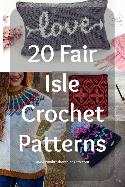 Fair Isle Crochet Scarf, Faire Isle Crochet Patterns, Fair Isle Crochet Free Pattern, Faire Isle Crochet, Fair Isle Crochet Blanket, Crochet Fair Isle Pattern, Crochet Fair Isle Sweater, Fair Isle Crochet Hat Free Pattern, Fair Isle Crochet Sweater