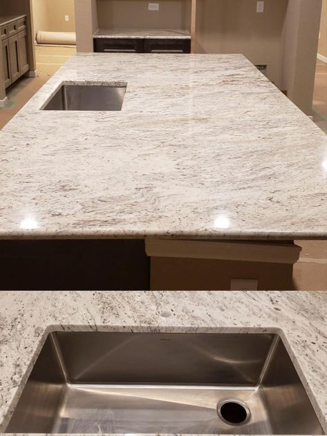 Bianco Romano Natural Stone Countertop Bianco Romano Granite, Arizona Tile, White Quartz Crystal, Natural Stone Countertops, Stone Countertop, White Granite, Laminate Countertops, Quartz Crystals, White Quartz