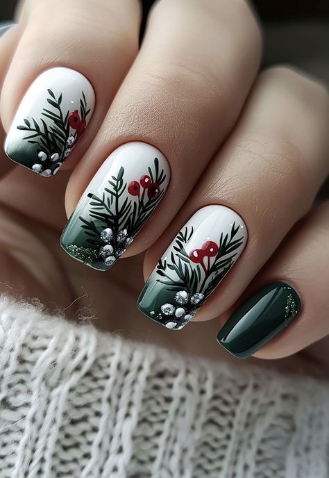 Graduation Nails, Christmas Nails Easy, Cute Christmas Nails, Christmas Gel Nails, Nail Type, Beachy Vibes, Christmas Nail Art Designs, Thanksgiving Nails, Festival Nails