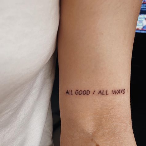 All Good All Ways Tattoo, Danny Ricciardo Tattoo, Subtle F1 Tattoo, Simple F1 Tattoo, All Good All Ways Daniel Ricciardo Tattoo, Minimalist F1 Tattoo, Daniel Ricciardo Inspired Tattoo, Motorsport Tattoo Ideas, Danny Ric Tattoo