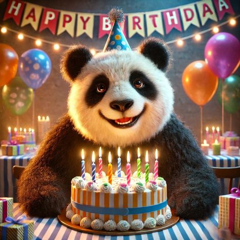 Another year older, wiser, and more bamboo-ful! 🐼🎂🎉 #BirthdayPanda #CelebrateLife #anotheryear Who else has a birthday coming up? Drop your special day below and let’s celebrate together! 🥳🎈 #BirthdayBuddies #pandaparty Happy Birthday Panda Image, Happy Birthday Animals, Panda Images, Happy Birthday Kids, Panda Birthday, Panda Party, Another Year Older, Panda Bears, Happy Birthday Pictures