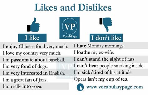 Like And Dislike, I Hate Mondays, Hate Mondays, Likes And Dislikes, What Is The Difference Between, Don't Like Me, English Phrases, Ex Wives, So Much Love