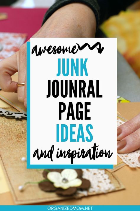 Journal First Page Ideas, First Page Ideas, Journal First Page, Smash Book Inspiration, Junk Journal Ideas, Tea Journal, Recipe Book Holders, Smash Book Pages, Old Greeting Cards