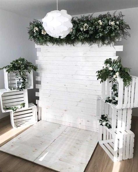 Deco Champetre, Diy Wedding Backdrop, Deco Floral, Backdrop Decorations, Wedding Deco, Diy Wedding Decorations, Photo Backdrop, Backyard Wedding, Wedding Backdrop