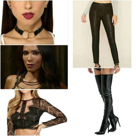 Maze inspired outfit with Windsor clothes (Lucifer) Maze Outfits Lucifer, Demonic Outfits, Mazikeen Outfits, Lucifer Costume, Mazikeen Lucifer, Daughter Of Lucifer, Maze Lucifer, Riverdale Merch, Supernatural Oc