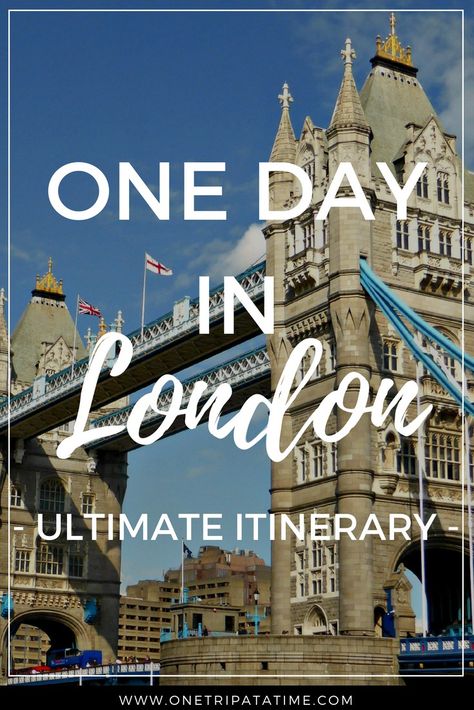 Only have one day in London and want to check out all the top sights? Follow our one-day in London itinerary to see all the major highlights and landmarks! #London #OneDayinLondon #LondonItinerary #thingstodoinLondon #UK #England 4 Days In London, Future London, Holiday Locations, One Day In London, Traveling Ideas, Day In London, London Itinerary, Travel London, Trip To London