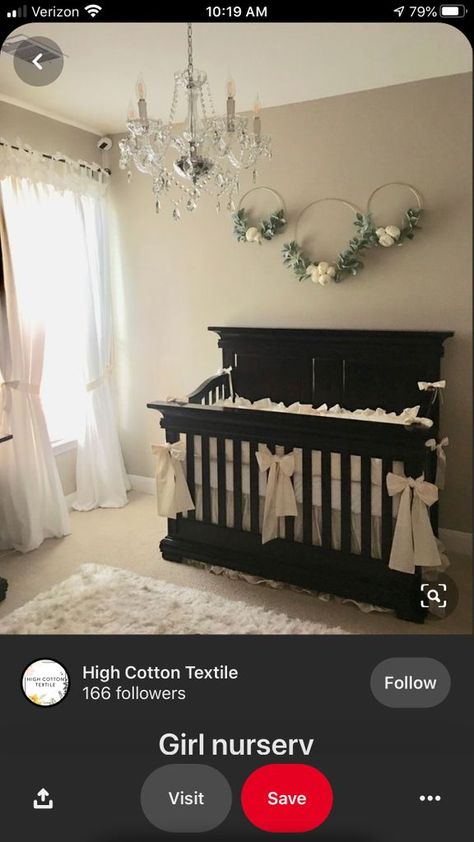 Wooden Crib Nursery, Dark Wood Crib, Wooden Crib, Baby 2024, Black Crib, Hemnes Dresser, Wood Crib, Crib Nursery, Wooden Cribs