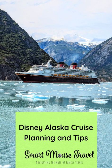 Disney Alaska Cruise Planning and Tips - Smart Mouse Travel Disney Alaska Cruise, Alaska Cruise Excursions, Disney Wonder Cruise, Disney Wonder, Cruise Planning, Cruise Excursions, Packing For A Cruise, Helicopter Ride, Photo Packages