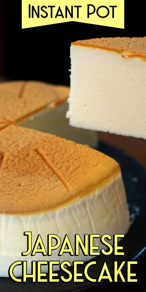 Jiggly Japanese Cheesecake, Instant Pot Japanese, Cheesecake Japanese, Cheesecake Instant Pot, Souffle Cheesecake, Cheesecake Easy, Cake Homemade, Japanese Cheesecake, Brownie Desserts