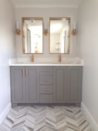 Renovation Update: The Finish Line (Almost) Baños Shabby Chic, French Country Bathroom, Double Sinks, Bathroom Farmhouse Style, Small Remodel, Bad Inspiration, Bathroom Solutions, Shabby Chic Bathroom, Upcycle Decor