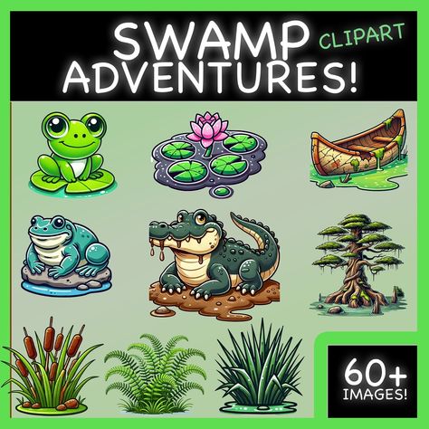 GET OUT OF MY SWAMP . #TPT #Clipart #SwampClipart #Animals #AnimalClipart #Cartoons #CartoonClipart #TPTStore #TeachersPayTeachers #ClipartAssets #ClassroomDecor #TeachersResources Get Out Of My Swamp, Jungle Rainforest, Adventure Theme, Search Bar, New Adventure, Animal Clipart, Cartoon Clip Art, New Adventures, Teacher Resources