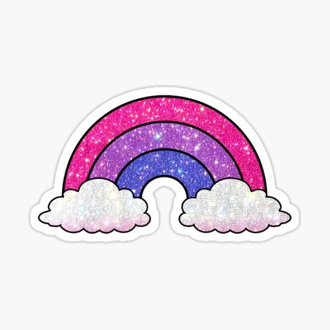 Lgbt Tattoo, Lgbt Sticker, Gay Sticker, Bi Flag, Flag Tattoo, Rainbow Painting, Pride Stickers, Rainbow Aesthetic, Unique Sticker