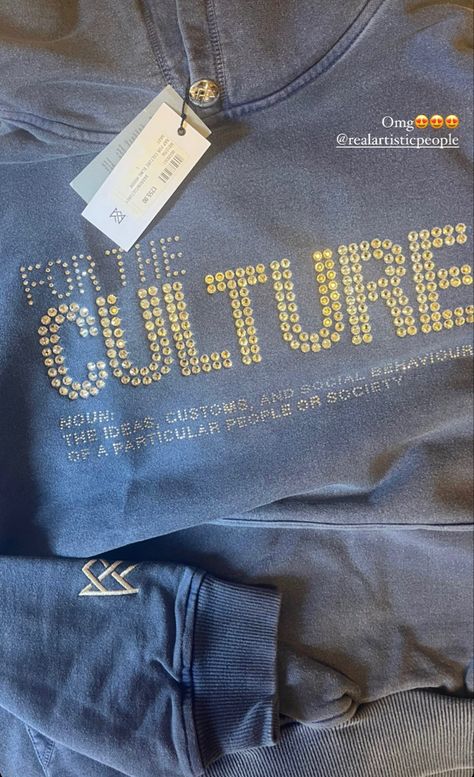 For The Culture Hoodie Aesthetic, Real Artistic People Hoodie, For The Culture Hoodie Outfits, Culture Jumper, For The Culture Hoodie, Star Girl Aesthetic, Crystal Hoodie, For The Culture, Hoodie Aesthetic