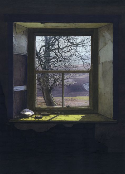 Window Drawing, Looking Out The Window, Window View, Through The Window, Window Painting, Abandoned Houses, British Artist, Source Of Inspiration, Great Pictures