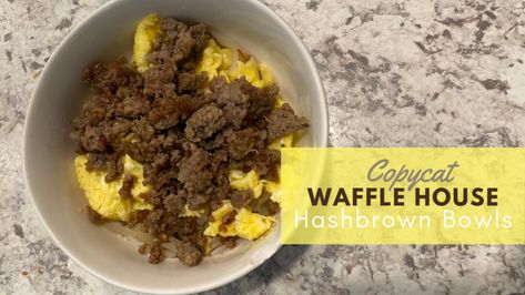 Eating out with a large family is expensive, so we love finding shortcuts to enjoy our favorite restaurant foods at home. Waffle House is one of our favorite places to go, and their hashbrown bowls are a family favorite. They’re basically all the best foods of Waffle House in one thing—hashbrowns, cheese, eggs, and sausage.  […] Hashbrown Bowl, Foods At Home, Restaurant Foods, Breakfast Bowls Recipe, Breakfast Hashbrowns, How To Make Waffles, Pumpkin Pie Smoothie, Favorite Breakfast Recipes, Hashbrown Recipes