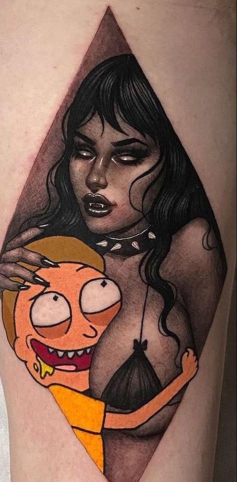 Ricky Fort, Ripped Skin Tattoo, Rick E Morty, Traditional Tattoo Drawings, Rick And Morty Tattoo, Gangsta Tattoos, Cool Arm Tattoos, Forarm Tattoos, Clever Tattoos