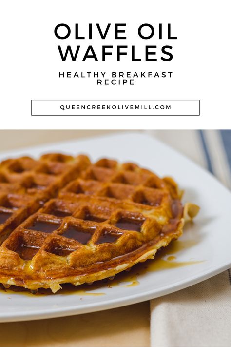 It’s so delicious and healthy, you’ll never make waffles without olive oil again! The olive oil adds a light, buttery flavor and a perfect crispness to the outside while keeping the inside tender and fluffy. Plus, it provides a boost of heart-healthy fats, making these waffles a nutritious choice for breakfast or brunch. Top with fresh fruit or even a drizzle of our fruity balsamics for an irresistible meal. Make Waffles, Healthy Waffles, Olive Oil Recipes, Strawberry Balsamic, Breakfast Prep, Waffles Recipe, Lemon Olive Oil, Game Snacks, Balsamic Reduction