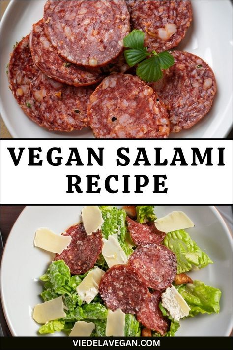 Vegan Salami Recipe: Taste the Plant-Based Perfection Plant Based Recipes For Meat Lovers, Plant Based Catering, Vegan Meat Replacement Recipes, Gluten Free Vegan Pepperoni, Best Vegan Products, Six Vegan Sisters Recipes, Vegan Pork Recipes, Vegan Lunch Meat Recipes, Vegan Cottagecore Recipes