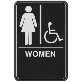 Hillman 9-in x 6-in Sign Out Of Service Sign, Womens Bathroom, Battle Quotes, Ada Restroom, Bathroom Signage, All Gender Restroom, Wash Hands Sign, Emergency Exit Signs, Restroom Sign