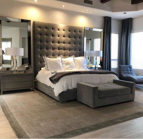 Modern French Bedroom, Interior Design Per La Casa, Bedrooms Decor, Gorgeous Bedrooms, Luxury Bedroom Master, Trendy Bedroom, Master Bedrooms, Remodel Bedroom, Master Bedrooms Decor