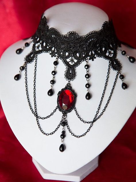 Kalung Choker, Anting Manik, Gothic Choker, Black Lace Choker, Gothic Chokers, Lace Choker, Gothic Victorian, Stone Choker, Goth Jewelry