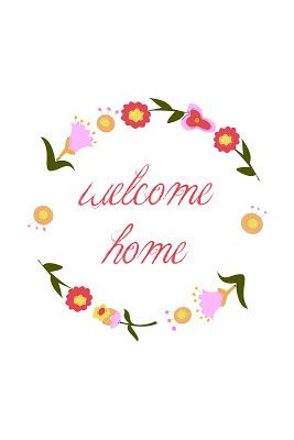 welcome home printable Welcome Home Crafts, Welcome Home Cards, Welcome Back Home, Welcome Home Banners, Watercolor Flower Prints, Welcome Home Signs, Card Templates Free, Bee Crafts, Printable Banner