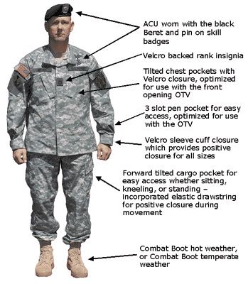 The 21st Century has brought us some serious innovation in camouflage patterns.  The US Army's ACU(Army Combat Uniform) was introduced in 2004 to meet the needs of operators in the sandy deserts of Iraq as well as serving as a transitional pattern for urban combat operations in the same theater. It is now the standard uniform of US Army personnel. The Pattern is called UCP(Universal Camouflage Pattern). Us Army Uniforms, Army Combat Uniform, Century Uniforms, Combat Uniforms, Tan T Shirt, Technical Writing, Military Forces, Army Uniform, Camouflage Patterns