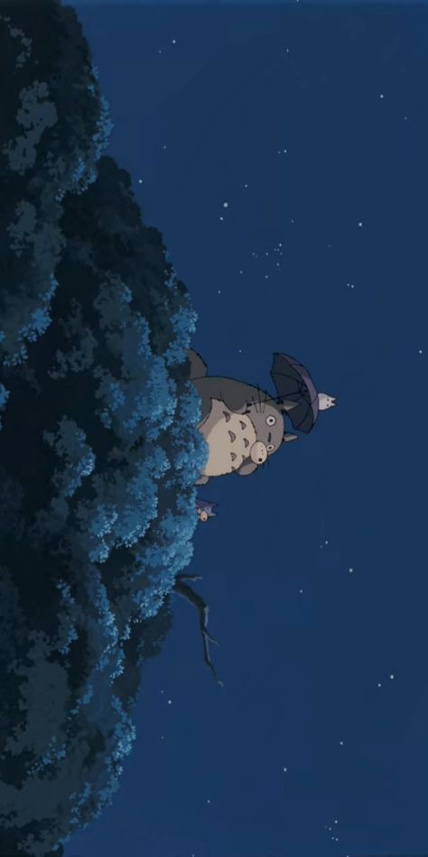 Totoro Art, Studio Ghibli Poster, Studio Ghibli Background, Cute Wallpapers For Ipad, Laptop Wallpaper Desktop Wallpapers, Scene Drawing, Cute Laptop Wallpaper, Night Background, Wallpaper Dekstop