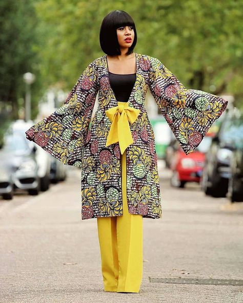 Yellow Bohemian Kimono With Kimono Sleeves, Traditional Fitted Kimono With Kimono Sleeves, Yellow Kaftan With Kimono Sleeves For Spring, Yellow Spring Kaftan With Kimono Sleeves, Elegant Spring Sets With Kimono Sleeves, Fitted Sets With Kimono Sleeves For Spring, Spring Fitted Sets With Kimono Sleeves, Spring Sets With Fitted Kimono Sleeves, Chic Fitted Kimono With Kimono Sleeves