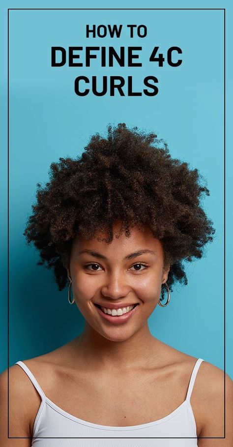 Define 4c Curls, Defined Curls Natural Hair, 4c Hair Type, Types Of Curly Hair, 4a Hair Type, 4c Curls, Natural Curly Hair Care, Medium Natural Hair Styles, Type 4c Hairstyles