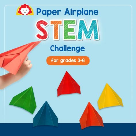 Paper airplanes are the perfect STEM project for classroom science lessons! It’s an easy and fun lesson idea for large groups of children, and teaches key scientific concepts like aerodynamics, velocity, thrust, speed, and other scientific... #Freeprintables #Freescienceprintable #freeSTEprintable Airplane Stem Activities, Steam Elementary, Steam Night, Summer Education, Steam Lab, Stem Club, Stem School, Library Resources, Summer Homeschool