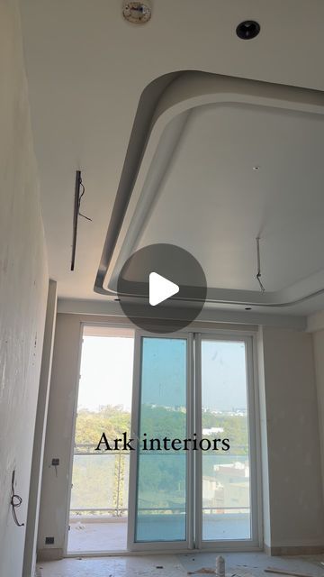 ARK INTERIORS on Instagram: "Final look of our most loved false ceiling design!  . . . . . . . . . . #interior #work #interiordesigner #delhi #interiordesign #ark #reelitfeelit #modern #designer #gurgaon #ceiling #ceilingdesign #ceilinglight #curve #curves #curved #curveceiling #arkinteriors #hardwork #working" Reverse Cove False Ceiling, Curve False Ceiling Design, Curved False Ceiling, Luxury False Ceiling Designs, Arc Ceiling, Curved Ceiling, False Ceiling Bedroom, Bedroom Door Design, Interior Work