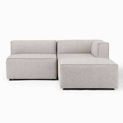 Remi 3-Piece Sectional | West Elm West Elm Remi Sectional, Southwest Interior Design, Southwest Interior, Corner Ottoman, 3 Piece Sectional Sofa, Comfortable Sectional, Sectional Sofa With Chaise, Oversized Furniture, Sofa With Chaise