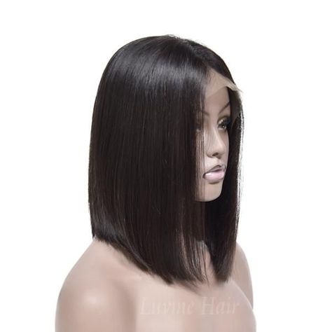 Haircut 2020, Wig For Black Women, Wavy Bob Hairstyles, Short Choppy Hair, Straight Bob, Short Hair Balayage, Lace Front Human Hair, Holiday Makeup, Short Haircut